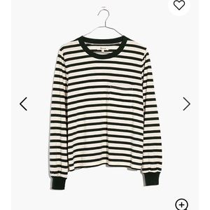 NWOT Madewell Eaves Stripe Tee